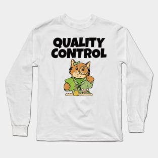 Quality Control Lab Cat and Mouse Long Sleeve T-Shirt